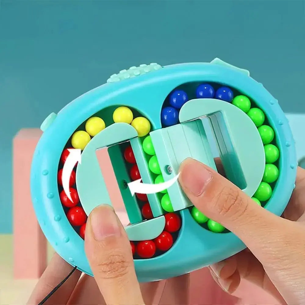 Puzzle fidget rotatif en forme de haricot — améliore la logique et la reconnaissance des couleurs - Souliia
