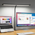 Widelux Ultra-Wide Clip-On Desk Lamp — 3-Color Temperature Control, Secure Desktop Clip