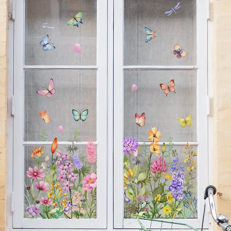 Transform Your Windows into Colorful Floral Dreams with BloomAura - Souliia