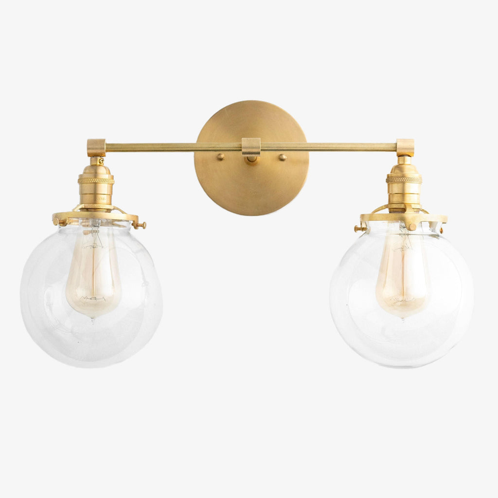 Lumio Globe Geometric Linear Vanity Light – Modern Bathroom Wall Fixture for Mirror and Sink Areas | Souliia