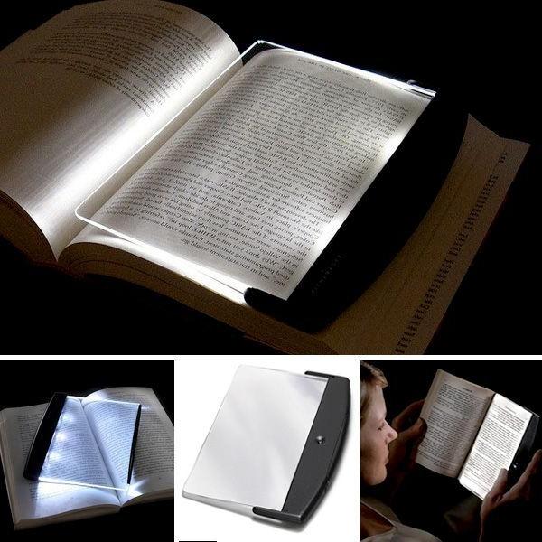 Premium Flat Book Panel Reading Light — Eye-Friendly Night Lamp
