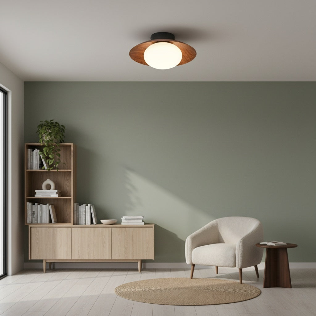 Oribela Artful Glass Sphere Ceiling Light – Scandinavian Modern Ceiling Fixture for Kitchens Lounges and Bedrooms | Souliia