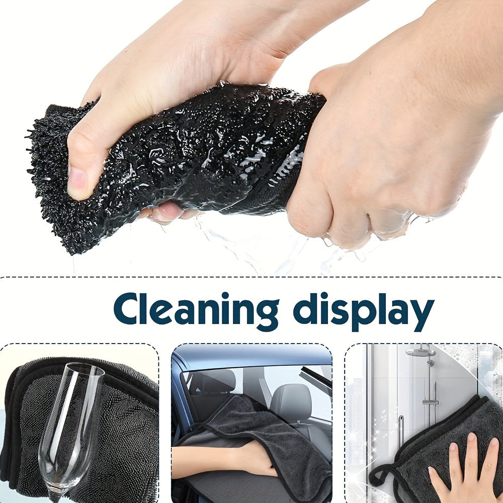 Set of 3 Microfiber Cleaning Cloths - Souliia