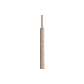 Marbled Travertine Cylinder Modern Pendant Light | Souliia