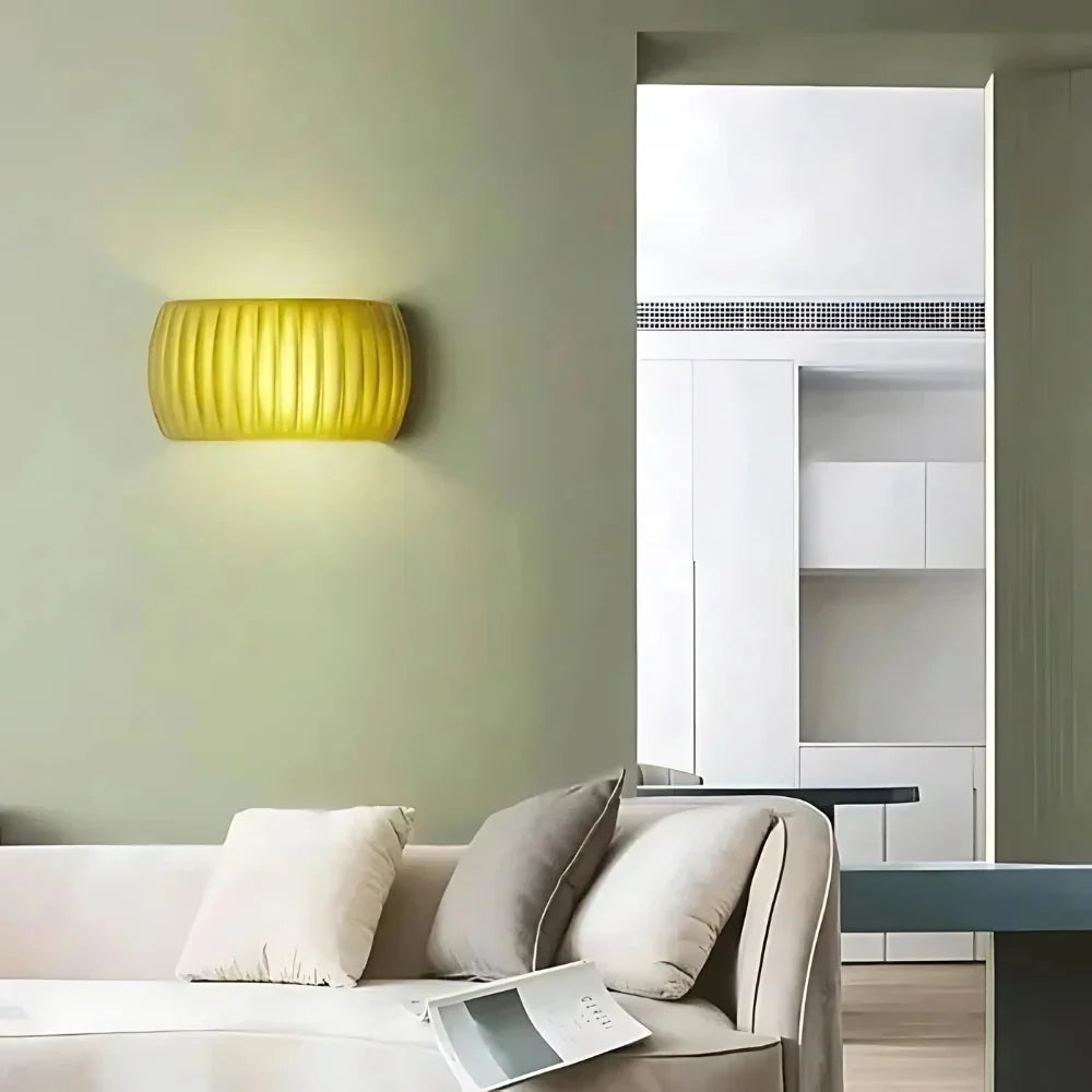 The Sun of Art Deco Resin Wall Light | Souliia