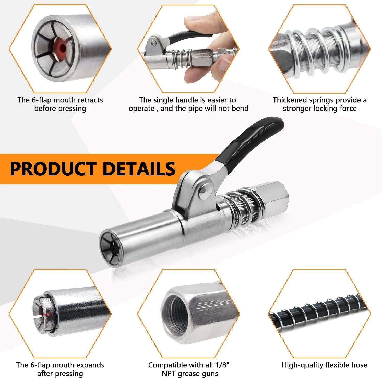 TurboLube Coupler — Master Every Grease Job Cleanly and In Half the Time - Souliia