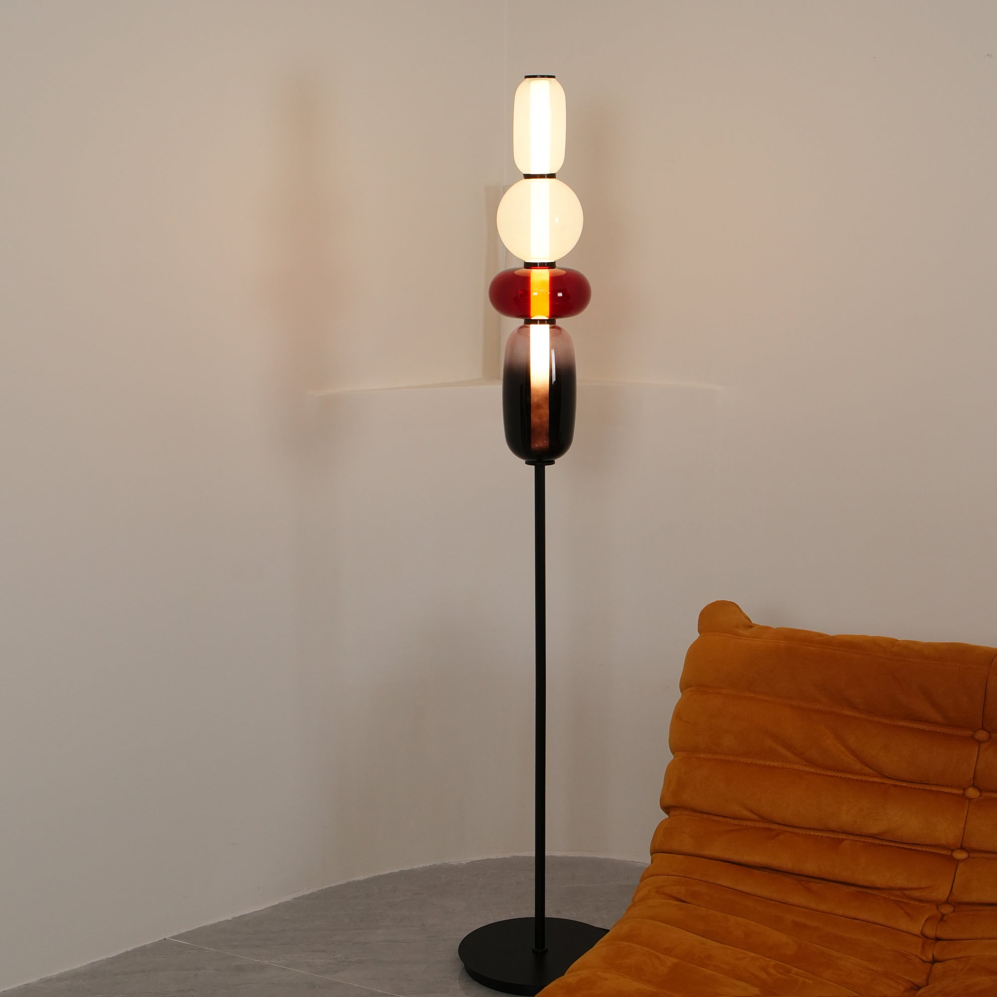 Buntglas Stehlampe | Souliia