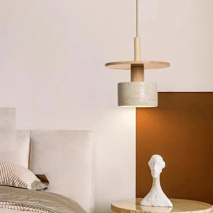 Travertine Vintage Retro Style Pendant Light | Souliia