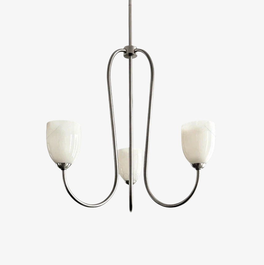 Shell Shade French Vintage Chandelier for Dining Room Lighting | Souliia