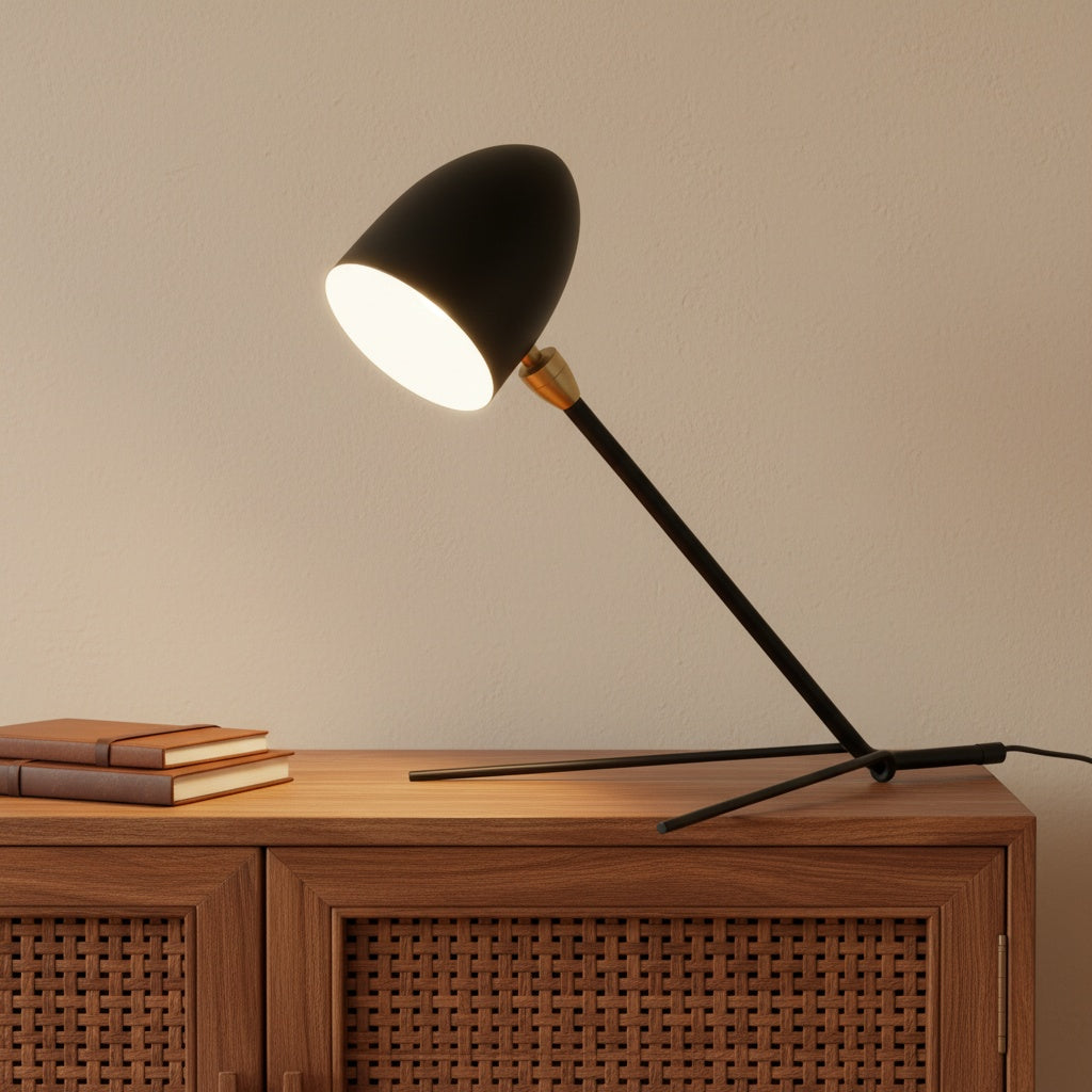 Solavo Modern Tripod Table Lamp with Metal Materials for Living Room | Souliia