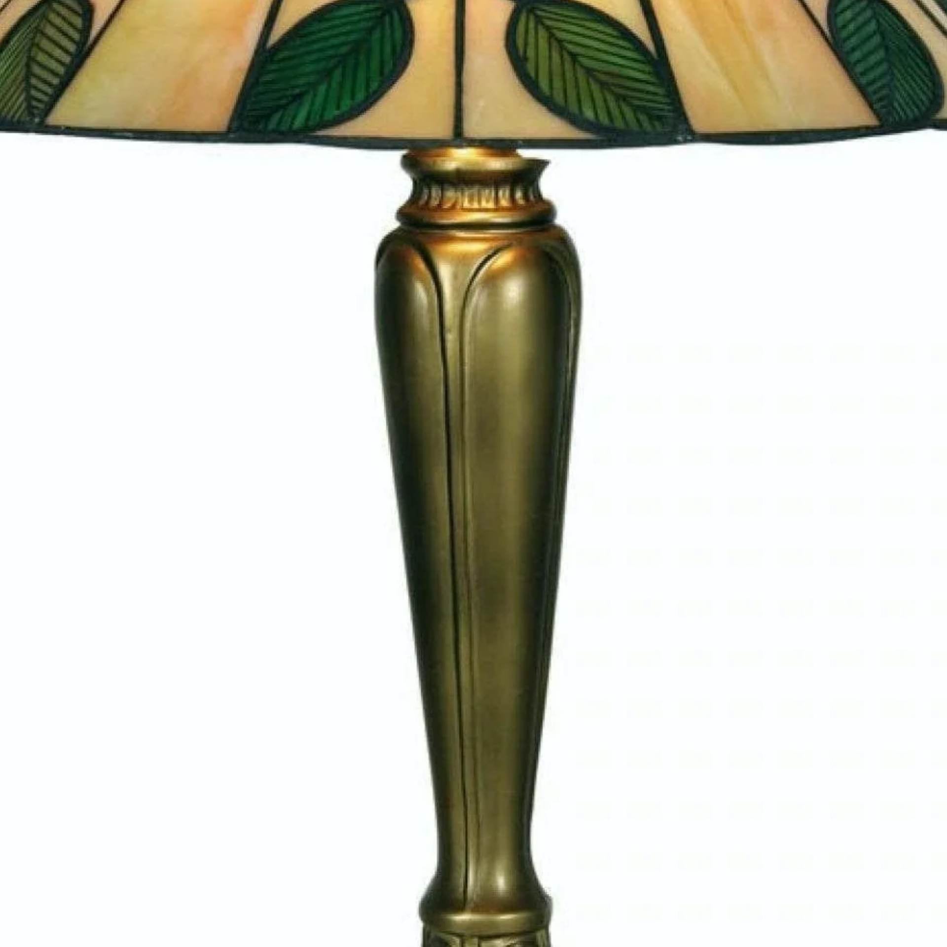 TiffStar Nature Inspired Art Glass Table Lamp - Stained Glass Leaf Pattern for Home Décor | Souliia