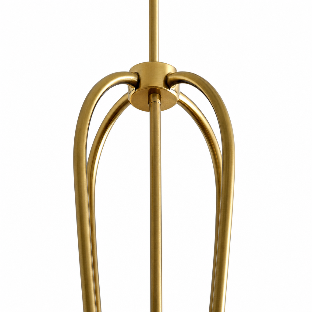 Shell Shade French Vintage Chandelier for Dining Room Lighting | Souliia