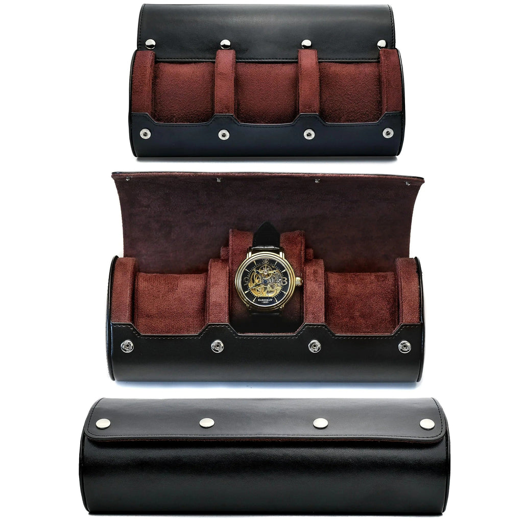 Handcrafted Watch Travel Case — Swiss-Inspired Protective Storage