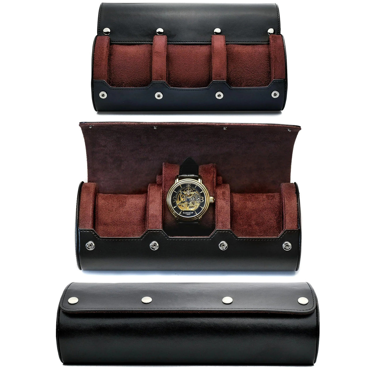 Handcrafted Watch Travel Case — Swiss-Inspired Protective Storage