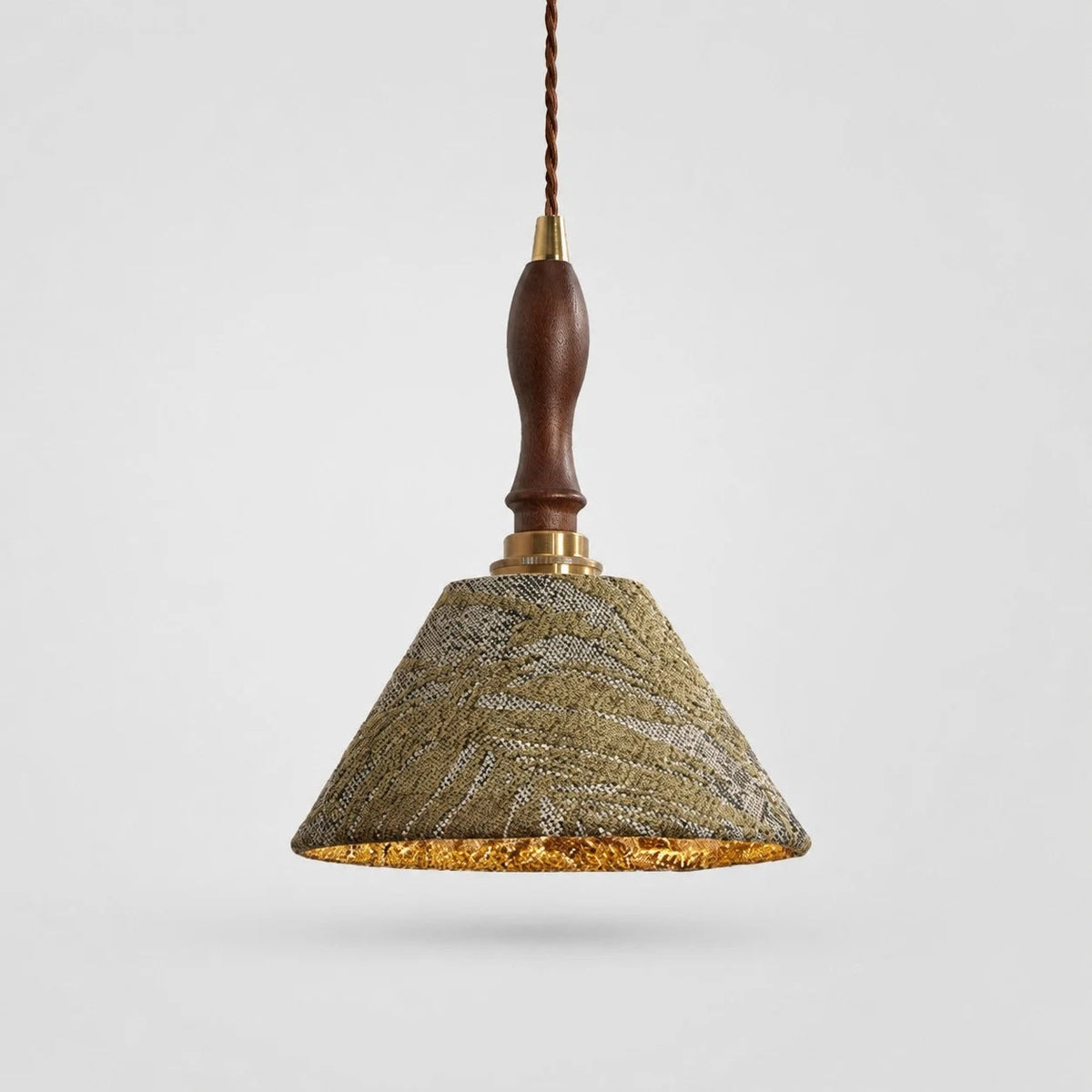 Wabi-sabi-pendellampe i stof | Souliia