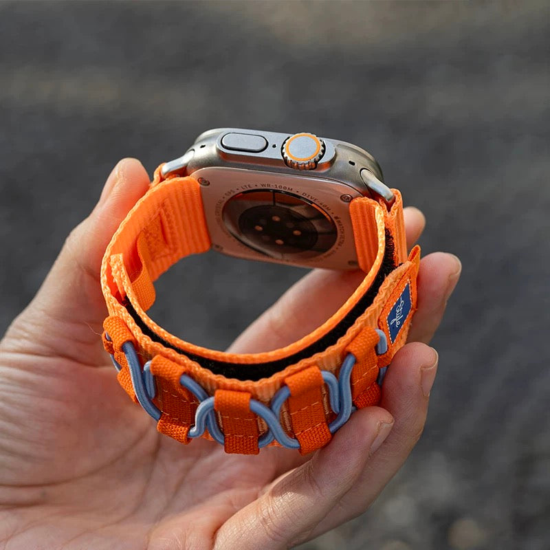 Pleciony nylonowy pasek do Apple Watch – stylowy design - Souliia