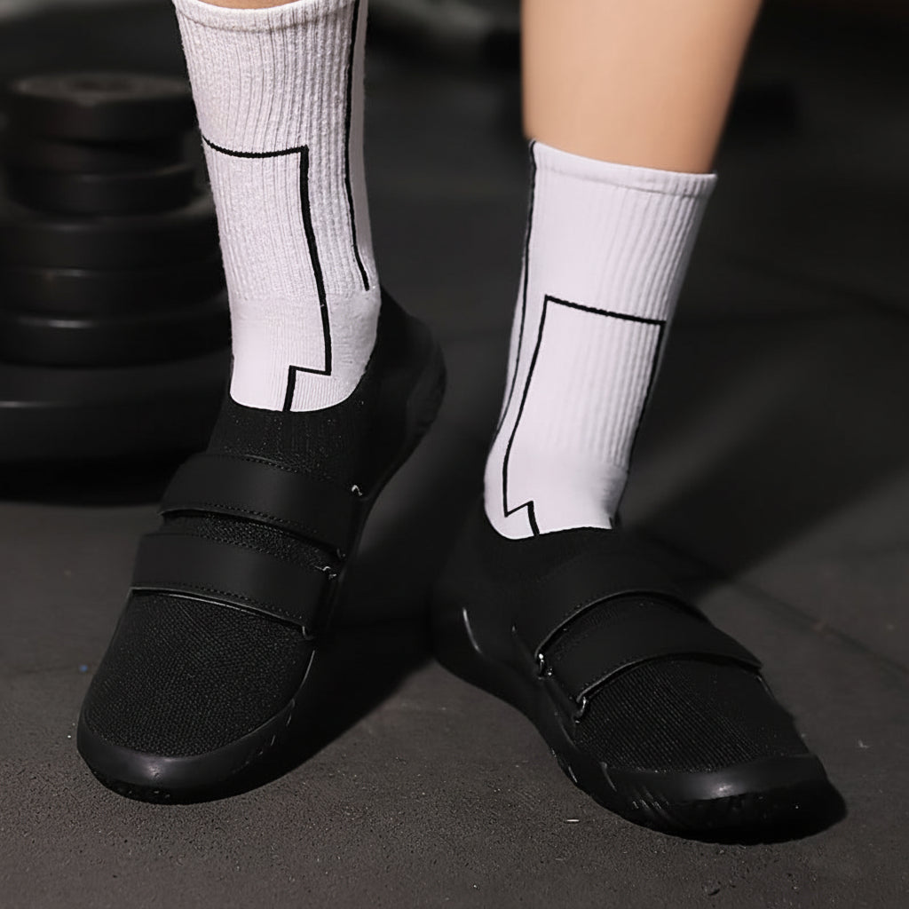 Ironstance Flat Sole Shoes — Breathable Fabric Upper, Balanced Platform