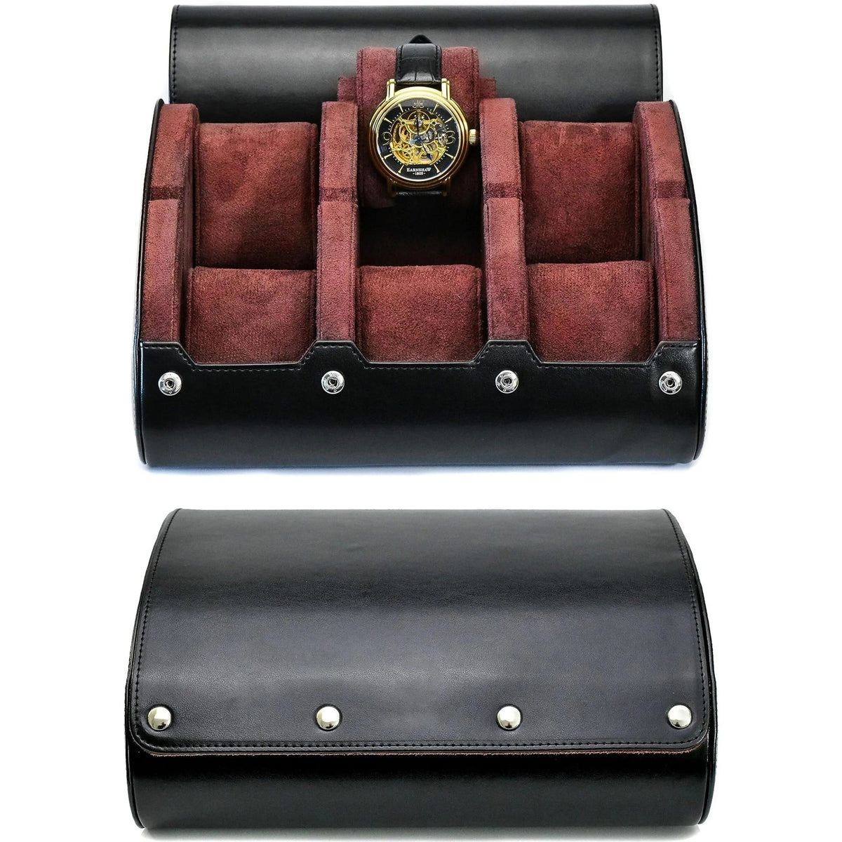 Handcrafted Watch Travel Case — Swiss-Inspired Protective Storage