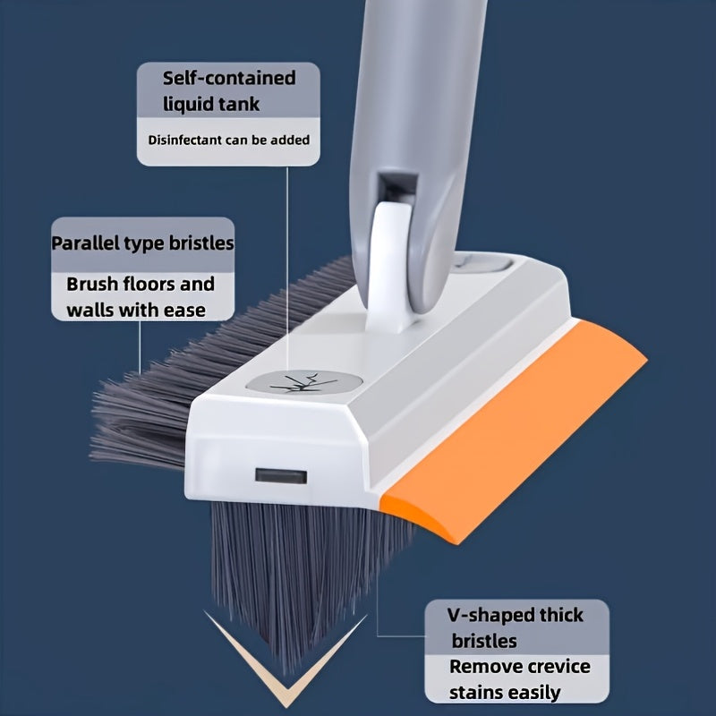 Hydrobrush Compact Hand Scrub Brush — Integrated Soap Tank, Ergonomic Handle
