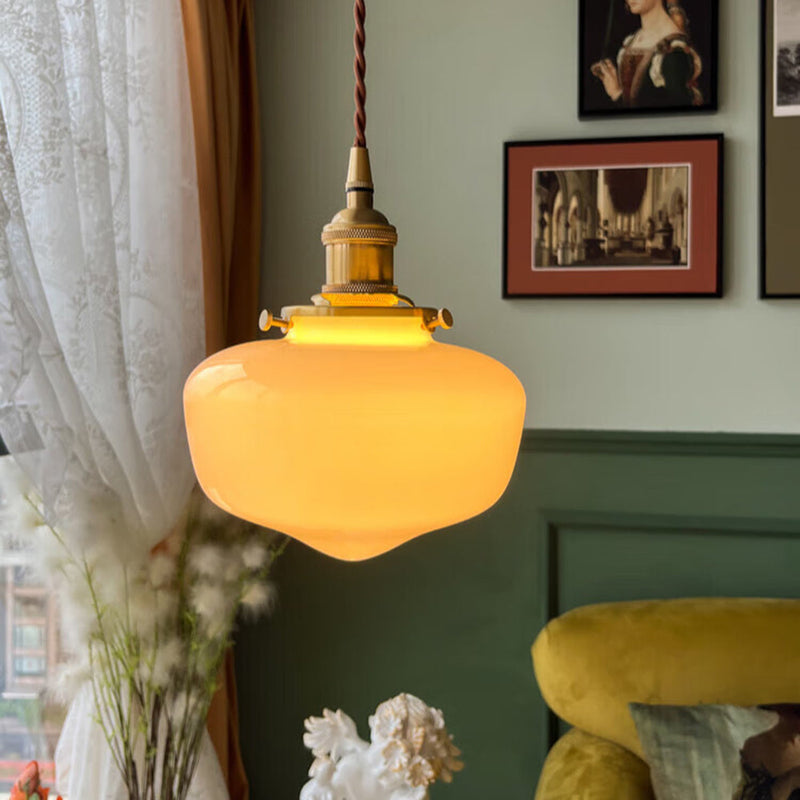 Radiant Lantern Retro Glass Pendant Light | Souliia