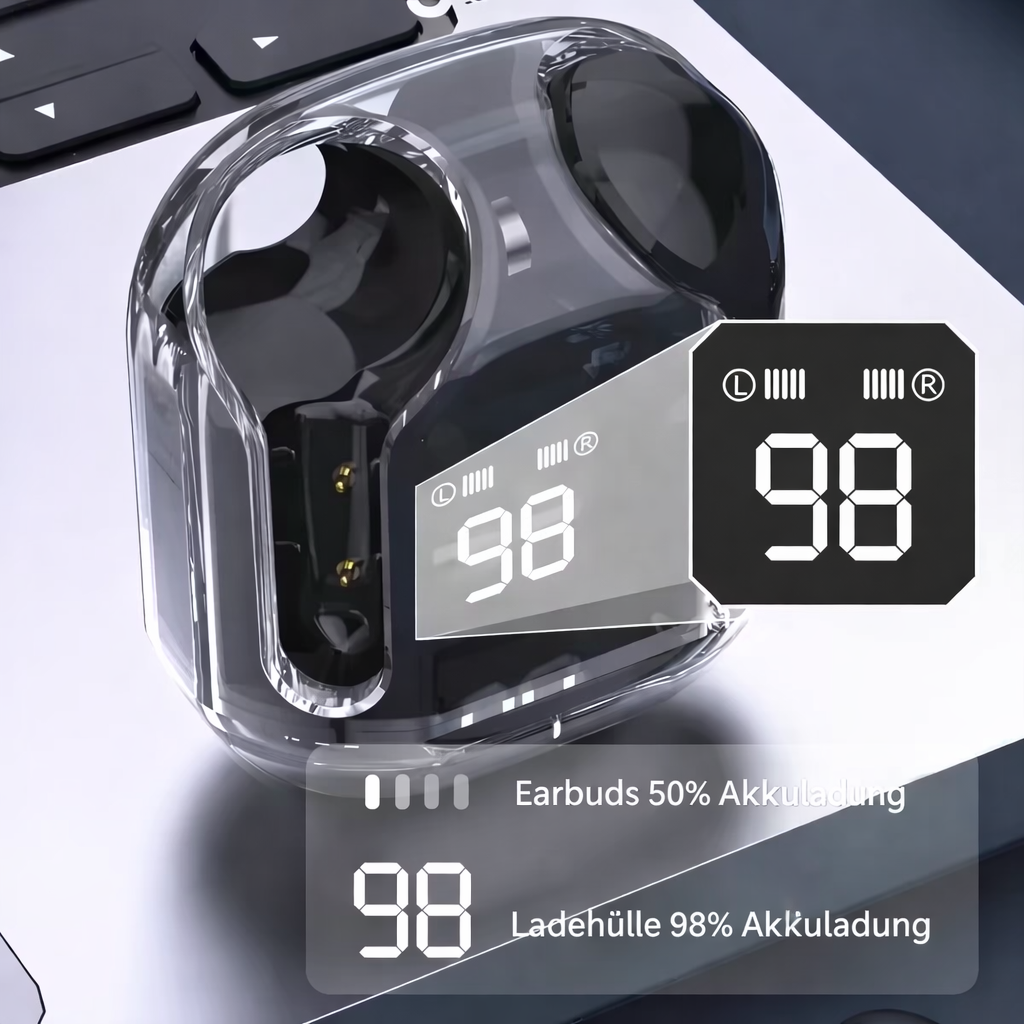 Kabellose Ohrhörer | In-Ear-Kopfhörer | Klarer Klang und lange Wiedergabezeit | ClearBeat - Souliia
