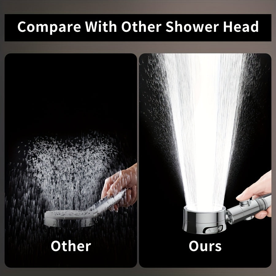 Nimbusa Adjustable Flow Showerhead — Three Distinct Spray Modes
