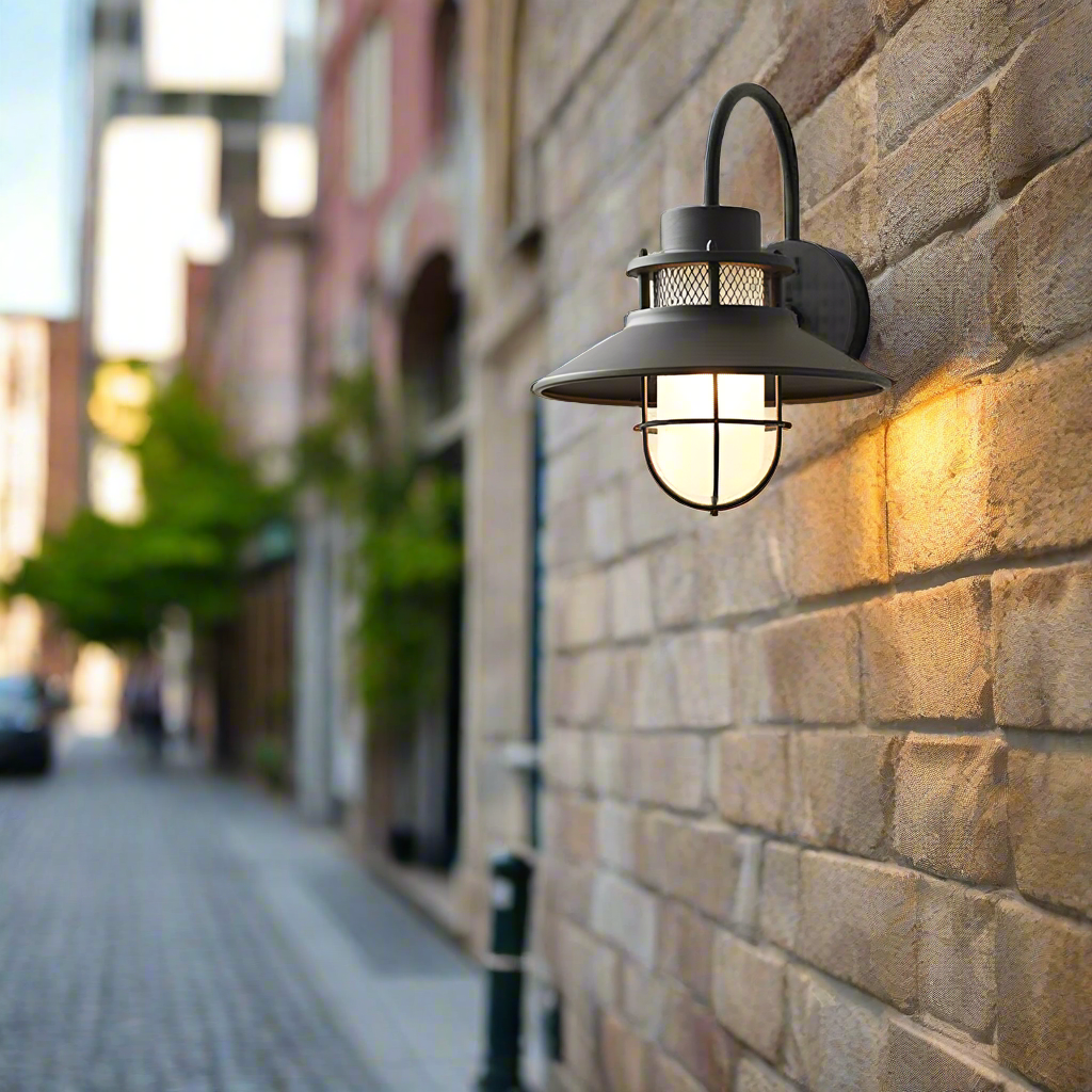 Luminous Outdoor Fackel Metall-Außenwandleuchte | Souliia