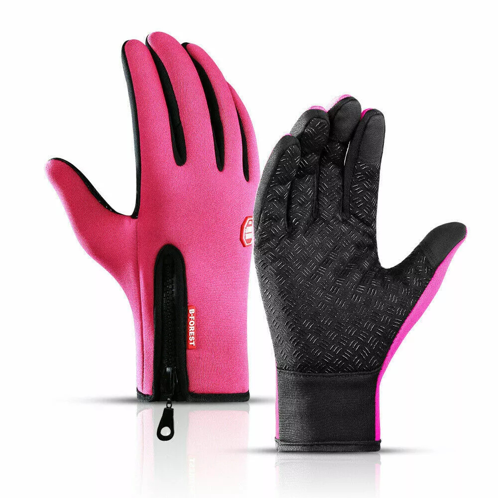 Gants de sports d'hiver chauffants imperméables unisexes avec écran tactile
