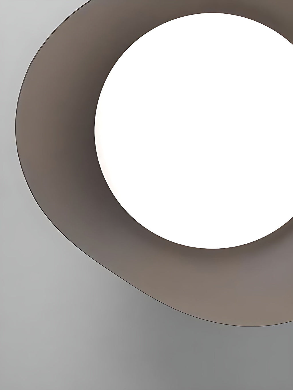 Simple Metal Wave Ceiling Light For Hallway | Souliia