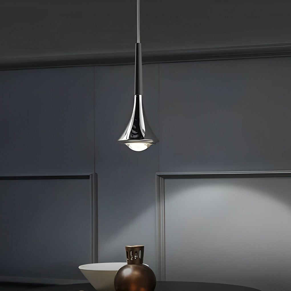 Lumenora LED Teardrop Pendant Light — Nordic Metal Ceiling Fixture
