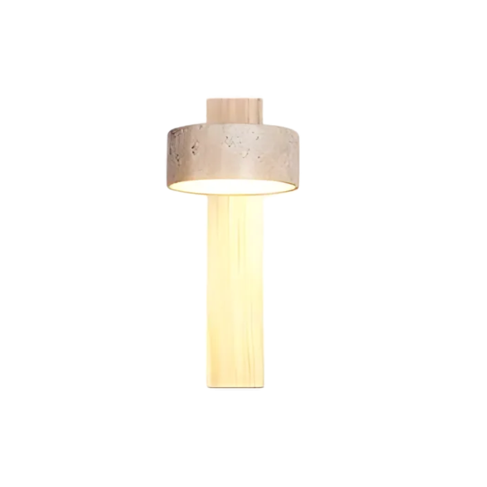 The Shine of the Palace Travertine Wall Light | Souliia