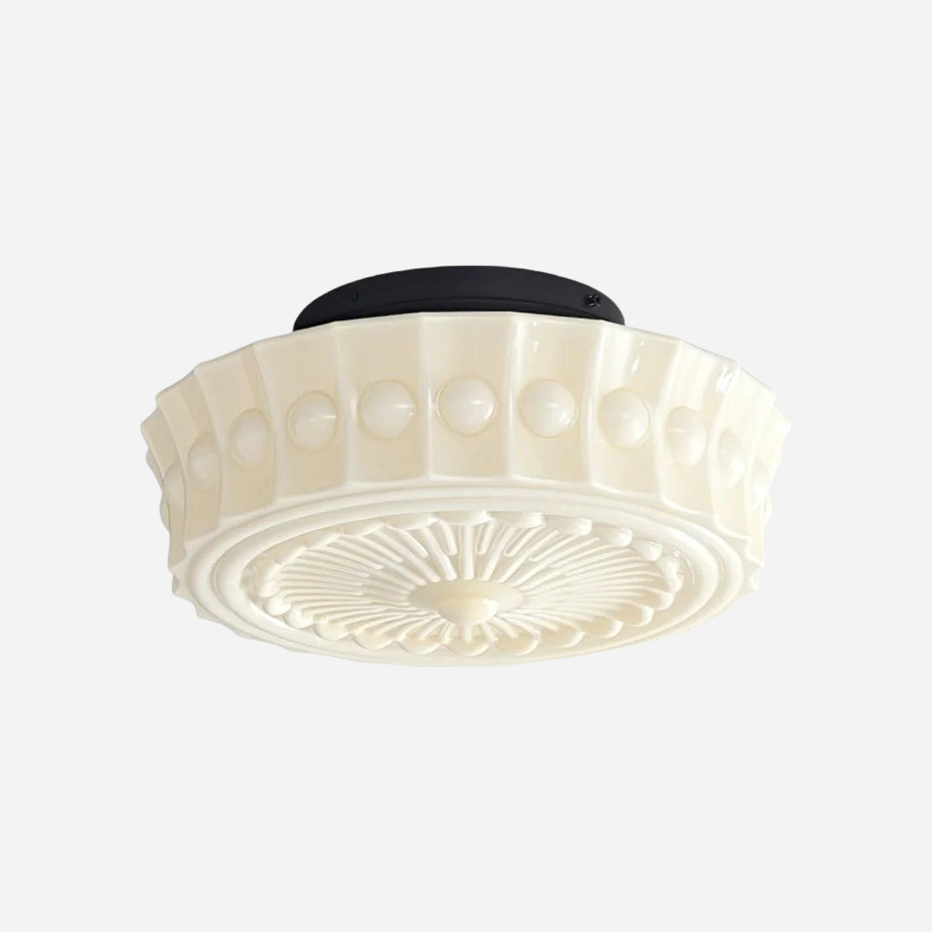 Rigidus Curved Ceiling Light - Minimalist Glass for Living Rooms and Hallways | Souliia