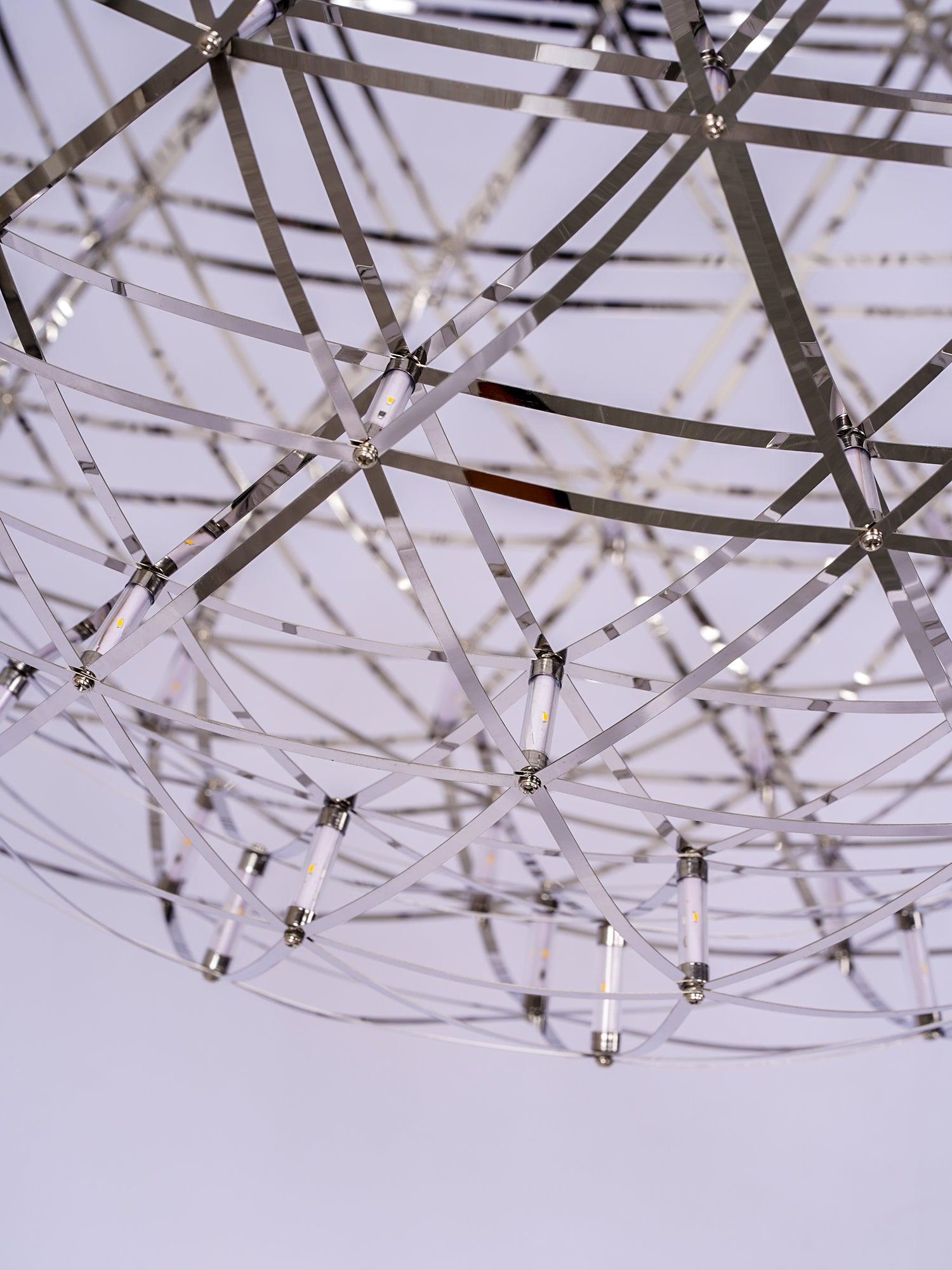 Silver Spark Ball Pendant Light | Souliia