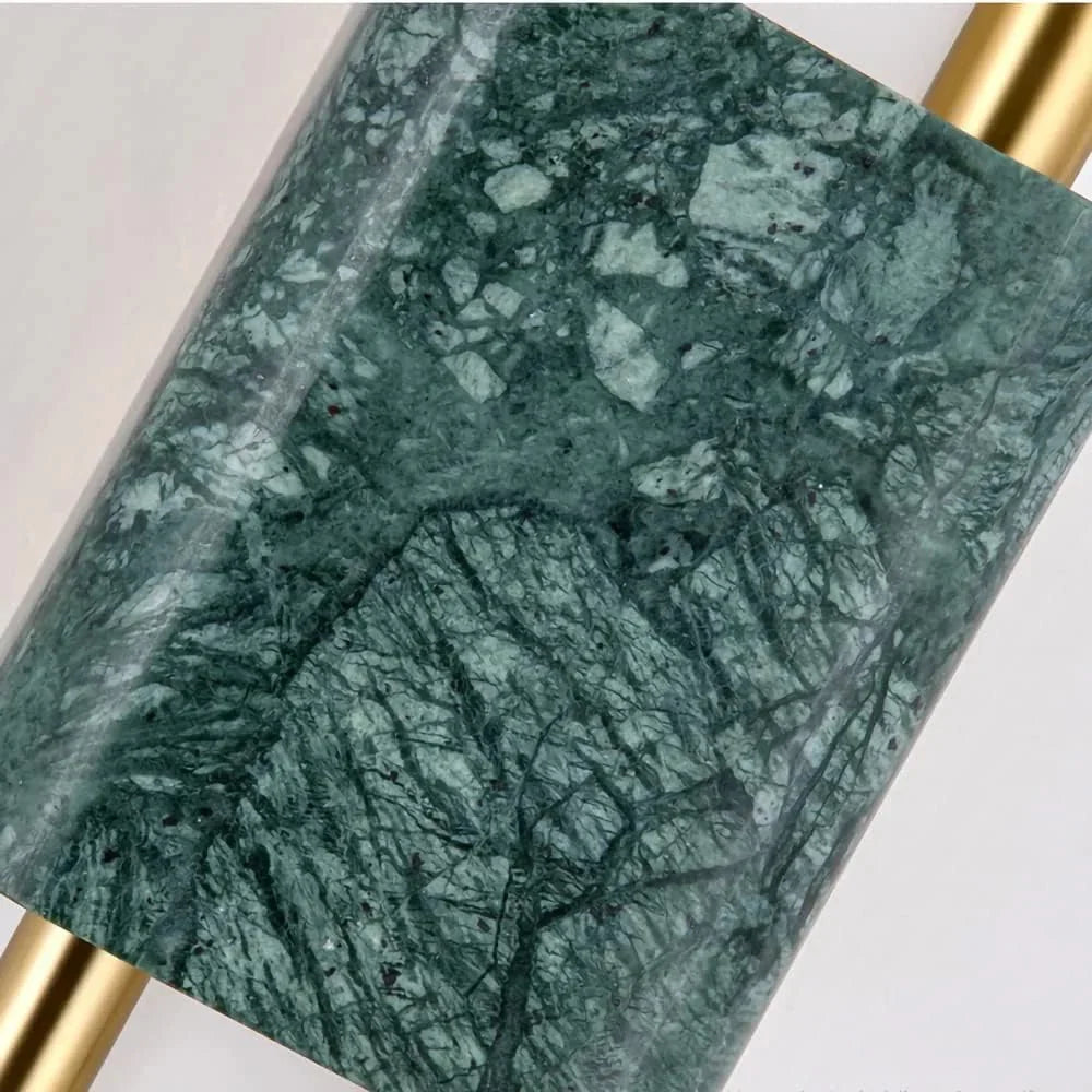 Refined Radiance Marble Accents Wall Light | Souliia