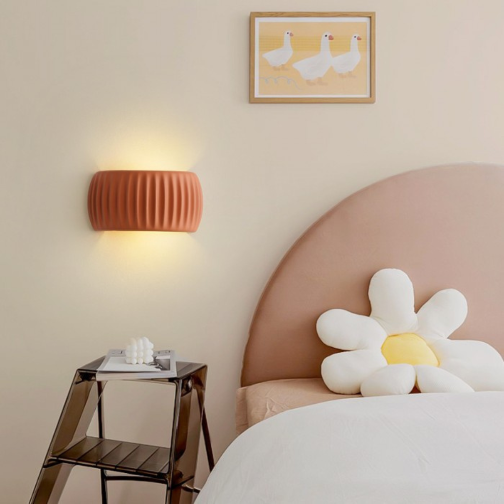 The Sun of Art Deco Resin Wall Light | Souliia