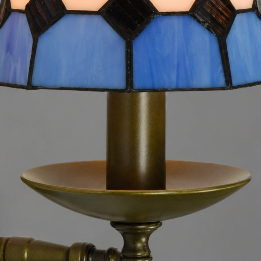 TF Tivanny Vintage Retro Buntglas-Wandlampe für Schlafzimmer und Eingangsbereiche | Souliia