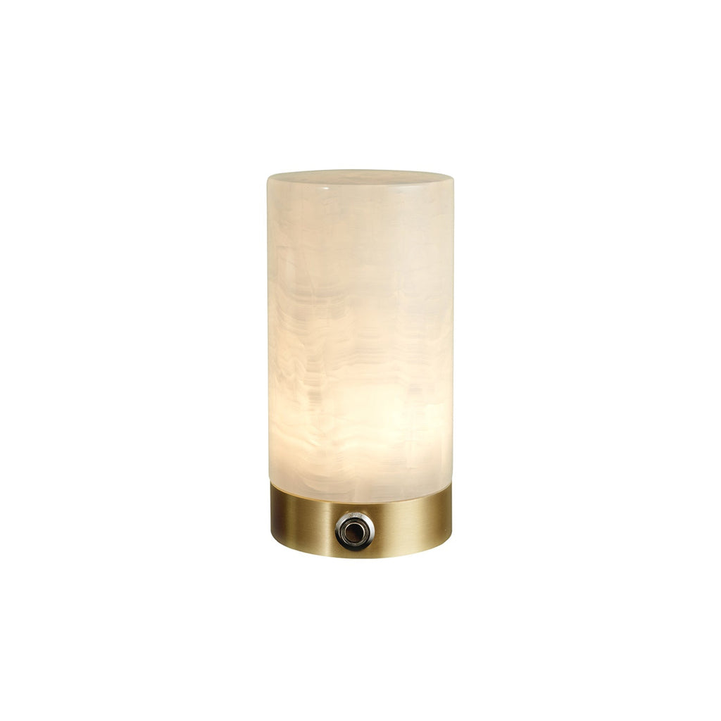 Totem Alabaster Table Lamp (built-in battery) | Souliia