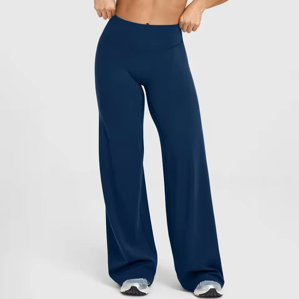 VestaLoom – Buttery-Soft High-Waist Wide-Leg Flare Yoga Pants - Souliia