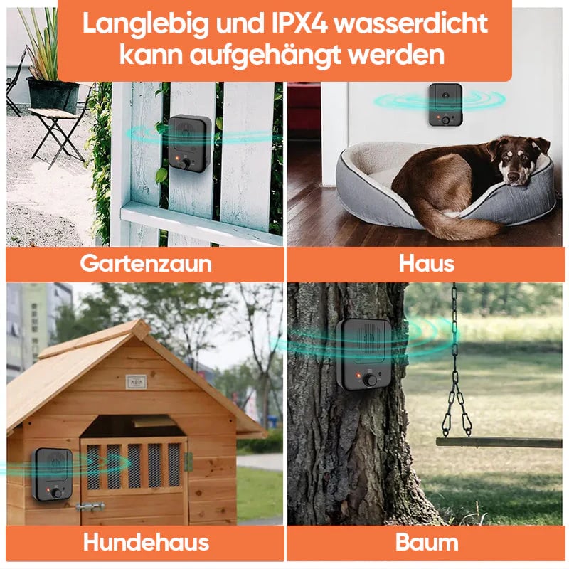 Ultrasonic Bark Control Device for Home and Garden – SilentGuard - Souliia