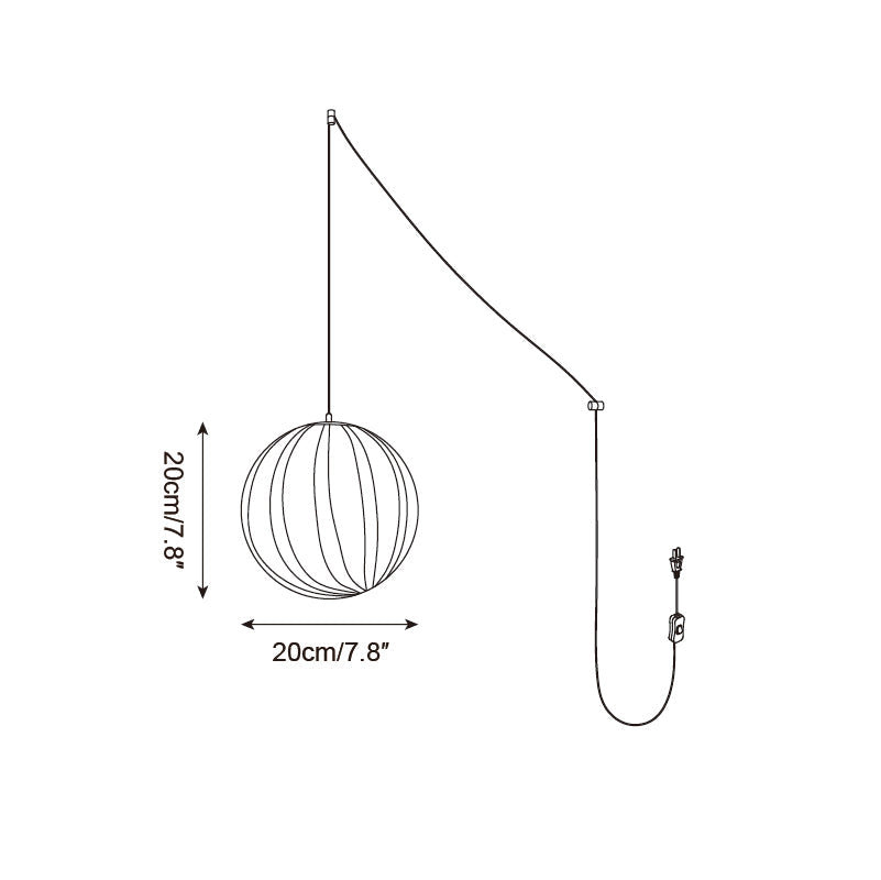 Solstice Plug In Pendant Lamp | Souliia