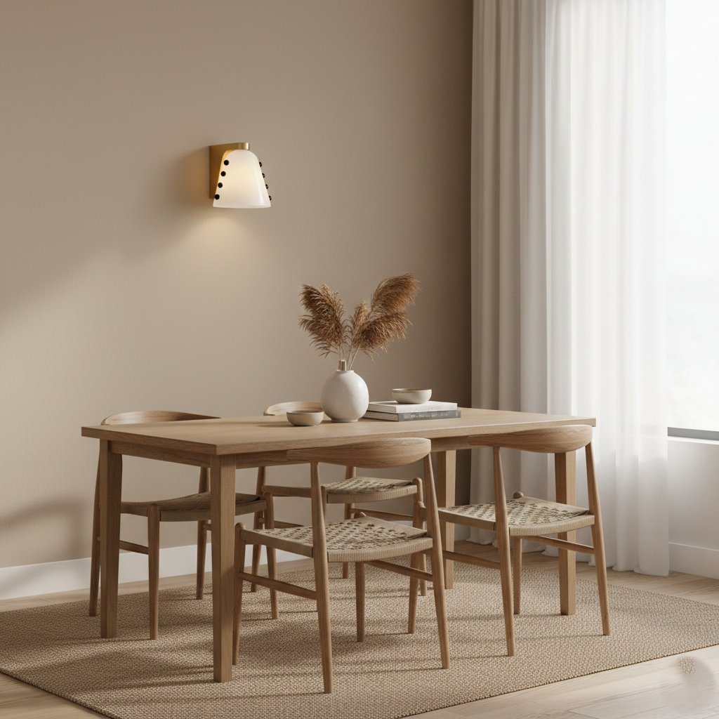 Makki Moderne Keramik Minimalistische Wandleuchte | Souliia