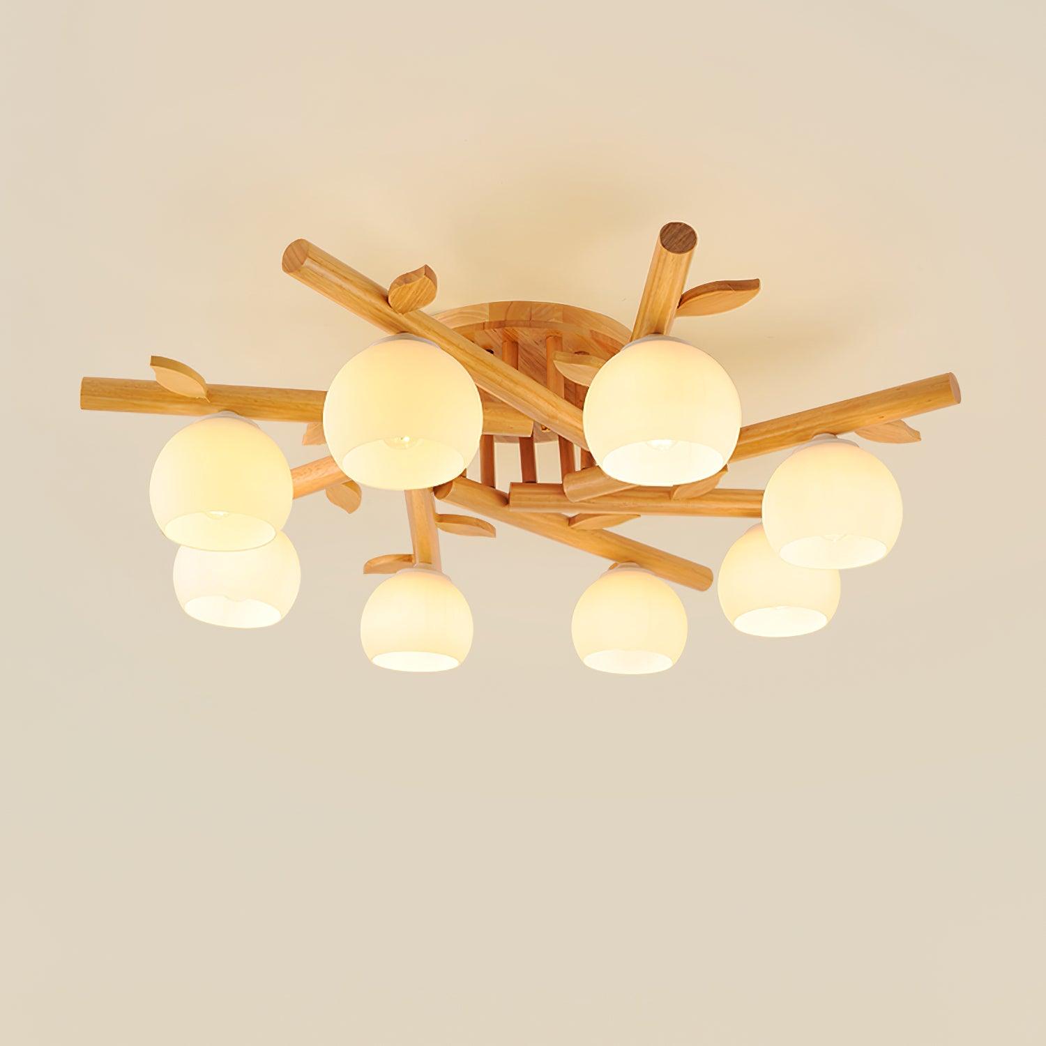 Tinsley Holz Deckenleuchte | Souliia