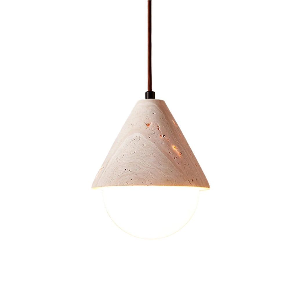 Travertine Pendant Light | Souliia