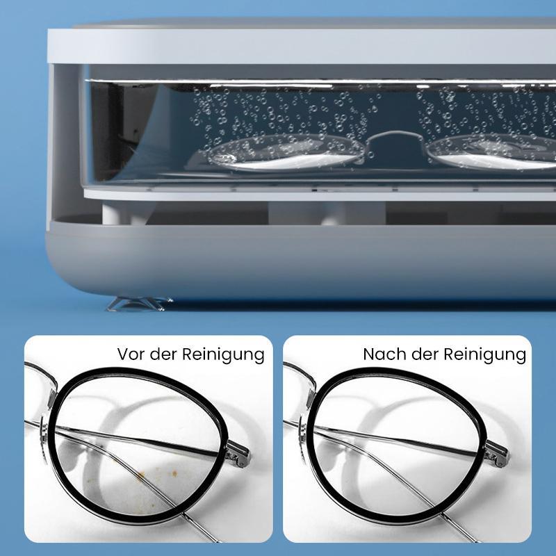 Ultrasonic Cleaner | 360° Thorough Cleaning | For Glasses & Jewelry | Portable | SonicPure - Souliia