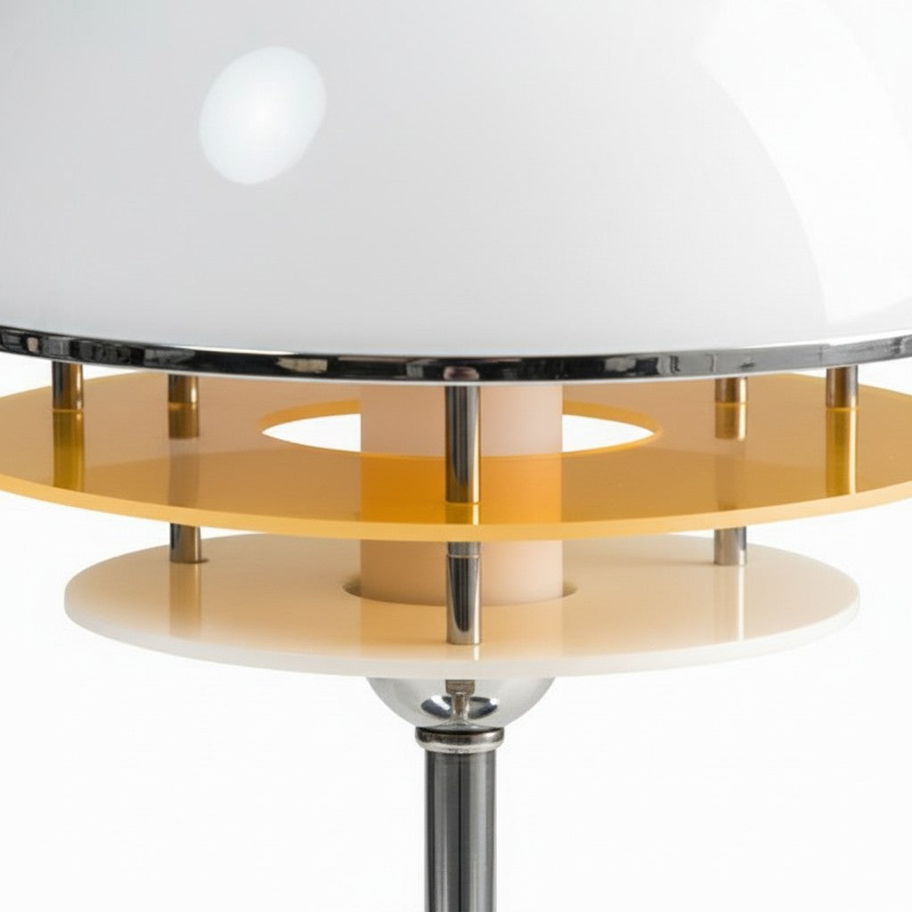Sunset Bauhaus Vintage Stil Acryl Sonnenuntergang Tischlampe - AFTERGLOW S2 | Souliia
