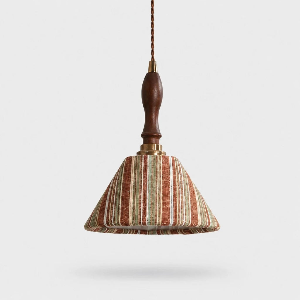 Wabi-sabi-pendellampe i stof | Souliia