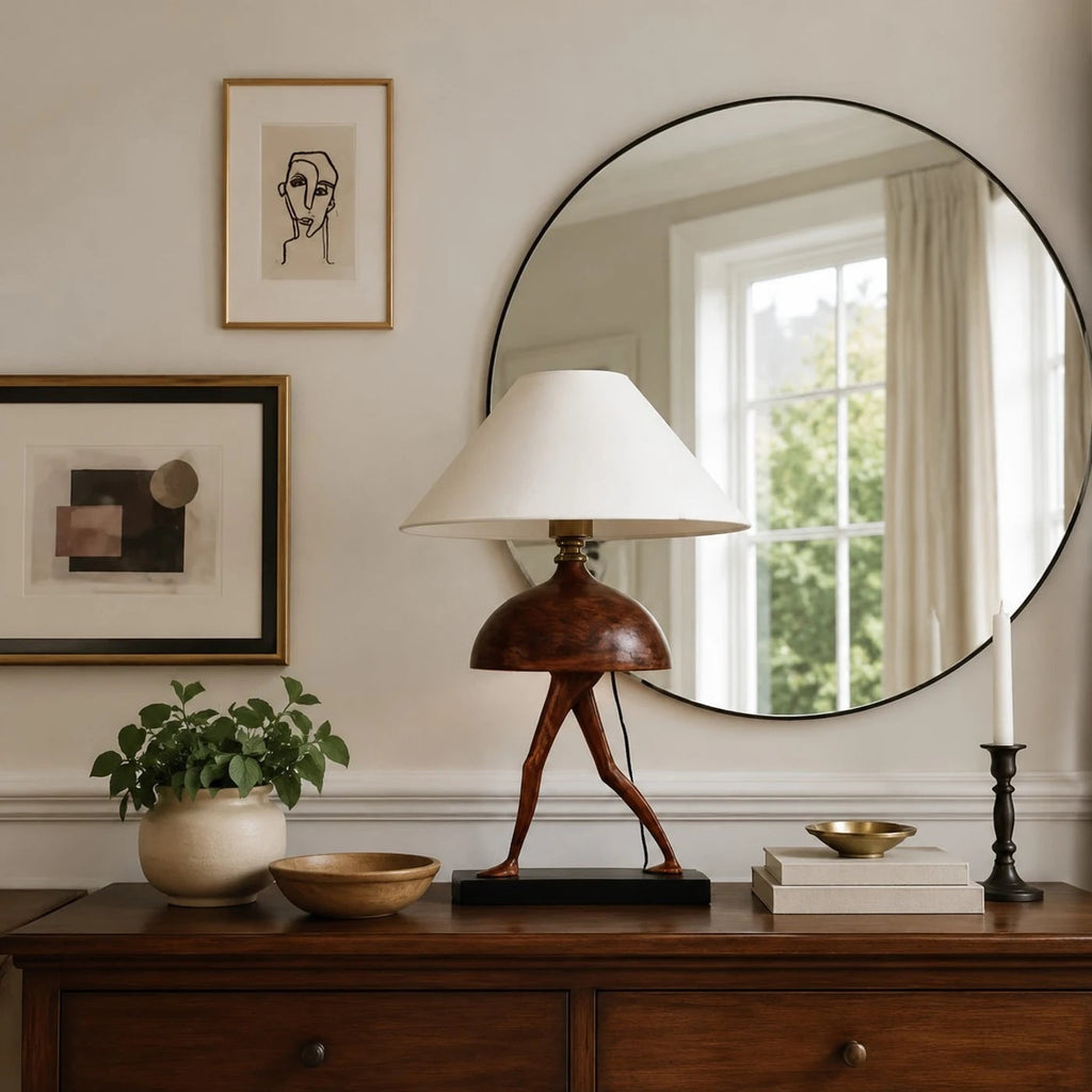 Sculptural Modern American Table Lamp | Souliia