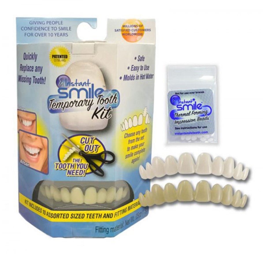 Temporary Cosmetic False Teeth — Natural-Looking Smile Veneers