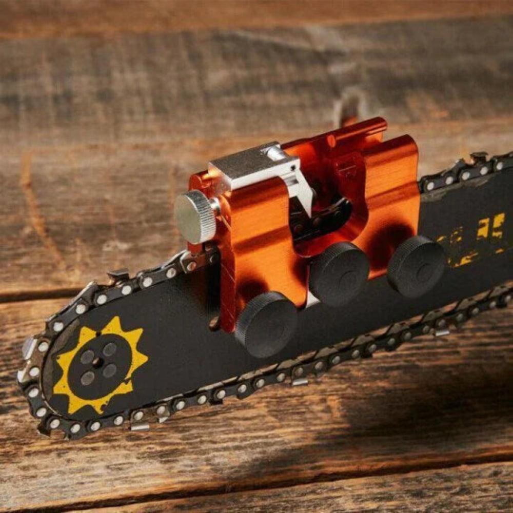 Universal Chainsaw Sharpener Tool – Precision Guide for Every Saw - Souliia