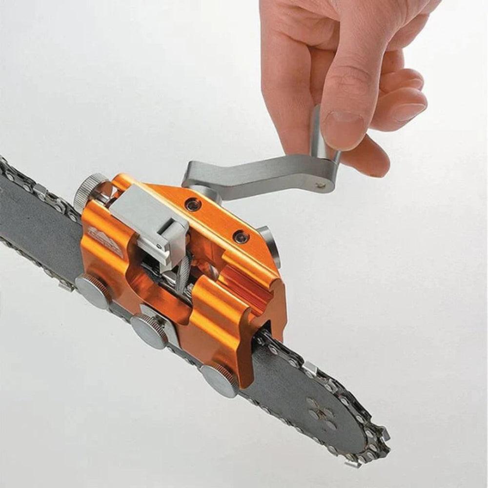 Universal Chainsaw Sharpener Tool – Precision Guide for Every Saw - Souliia